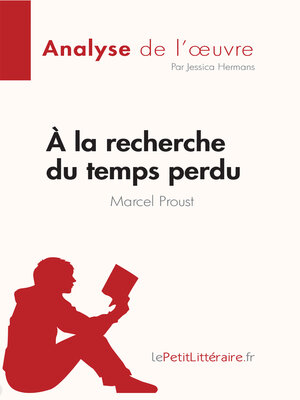 cover image of A la recherche du temps perdu de Marcel Proust (Fiche de lecture)